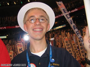 The 2008 presidential election is the first that superdelegate Jason Rae will be able to vote in.