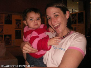29-year-old Genevieve Thiers is the founder of sittercity.com.