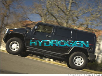 Hydrogen-powered Hummer H2